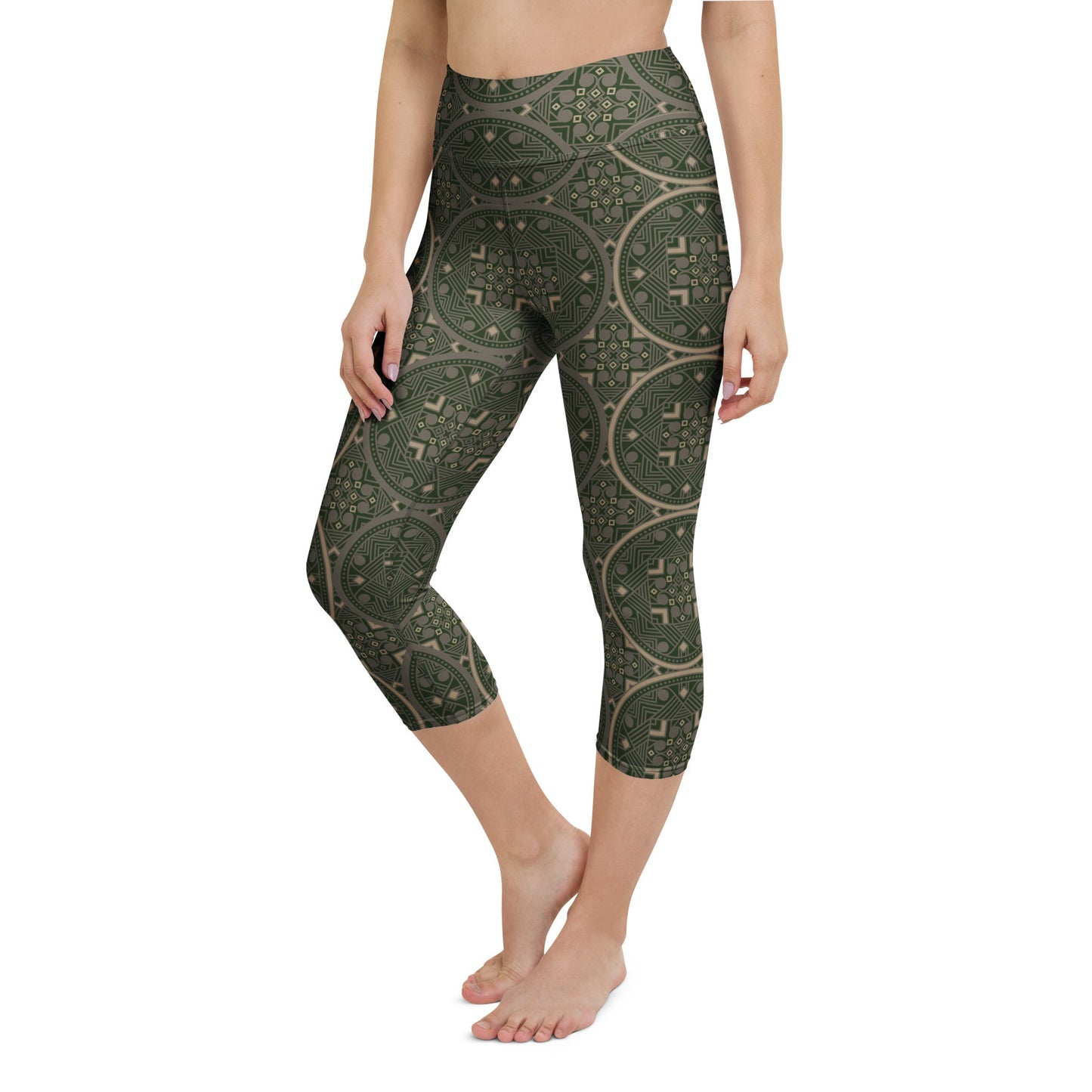 Geo - Spirit Yoga - Capri - Leggings – Komfort & Energie in Harmonie - YogaStylz