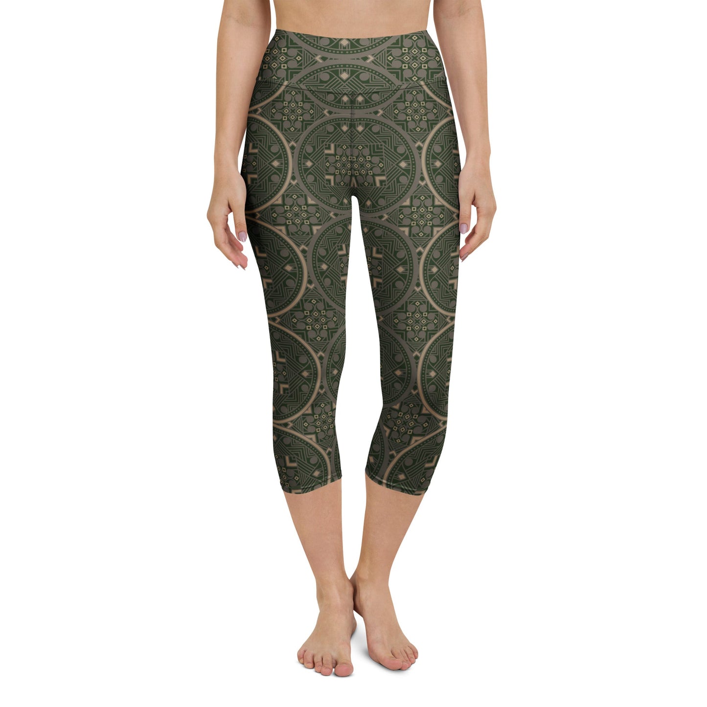 Geo - Spirit Yoga - Capri - Leggings – Komfort & Energie in Harmonie - YogaStylz