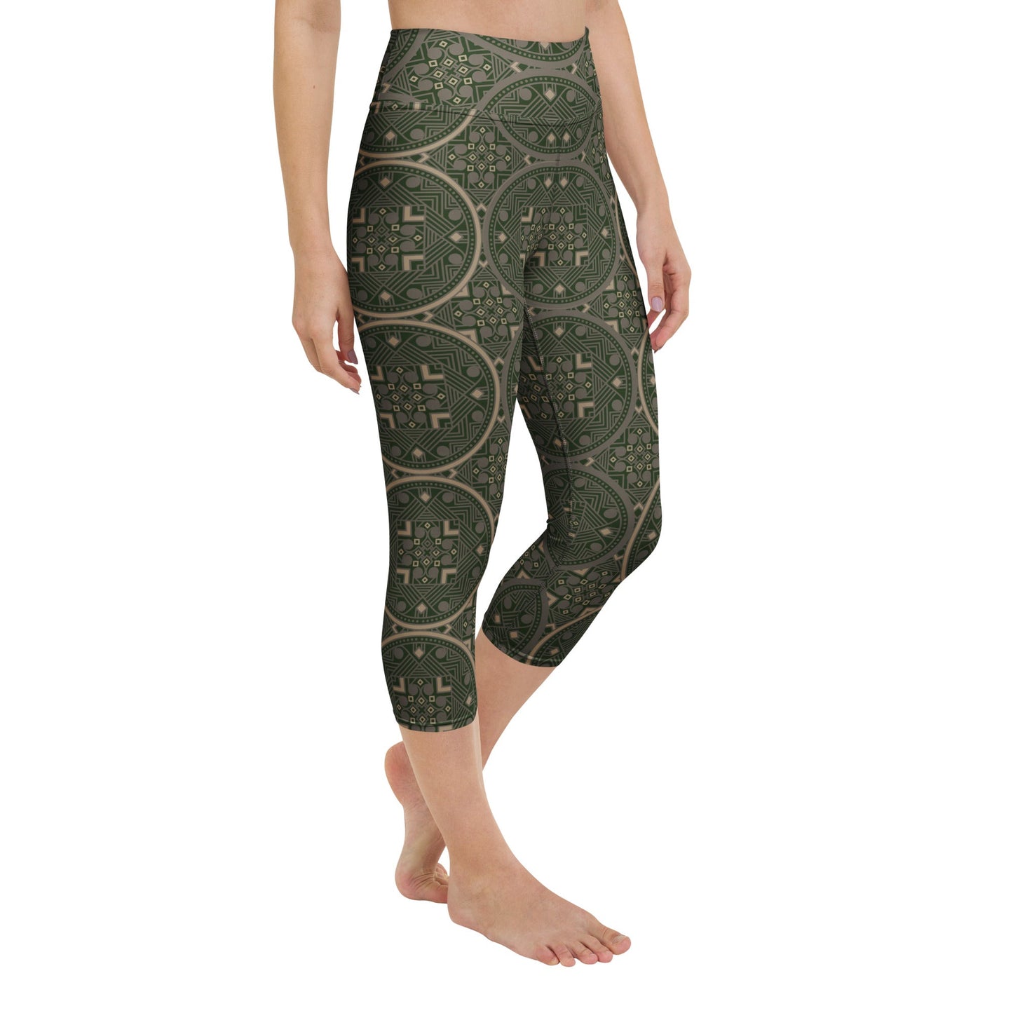 Geo - Spirit Yoga - Capri - Leggings – Komfort & Energie in Harmonie - YogaStylz
