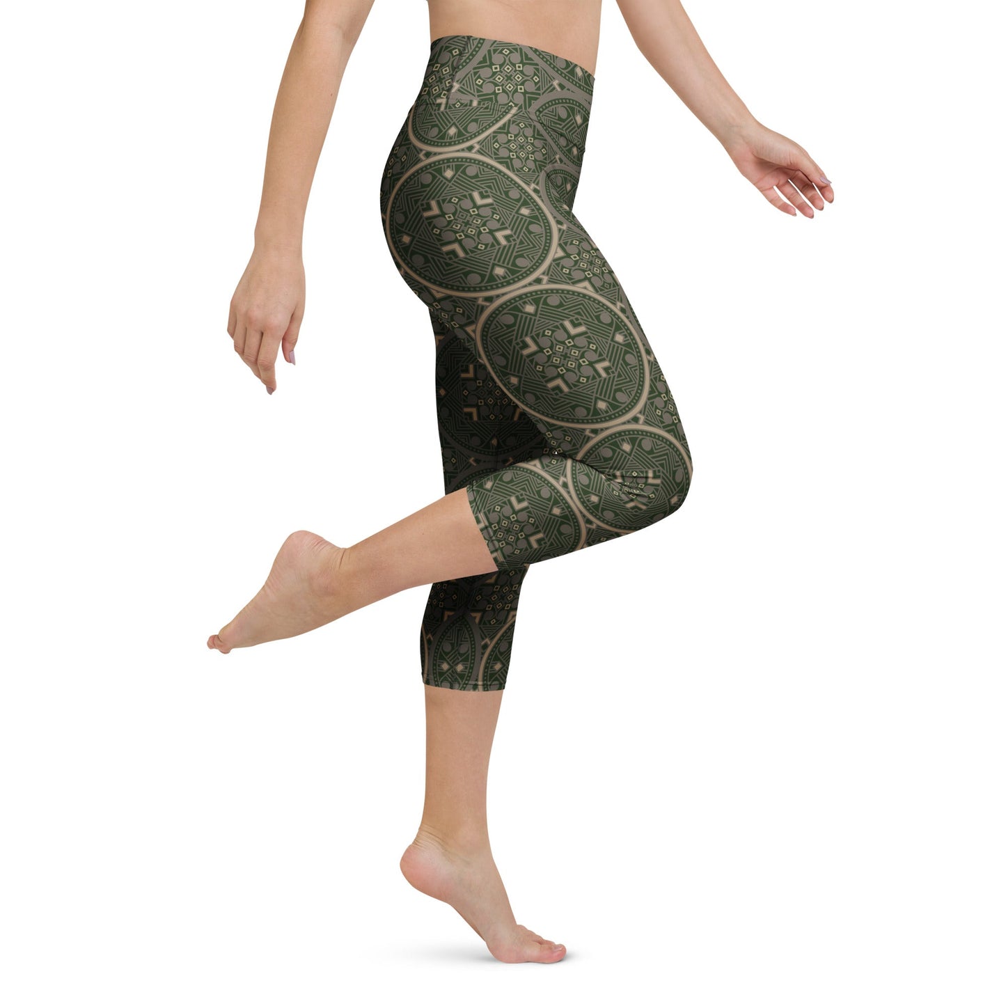 Geo - Spirit Yoga - Capri - Leggings – Komfort & Energie in Harmonie - YogaStylz