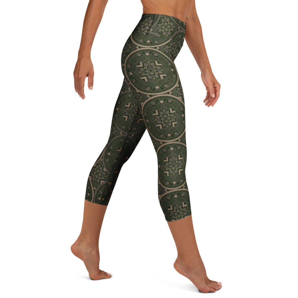Geo - Spirit Yoga - Capri - Leggings – Komfort & Energie in Harmonie - YogaStylz