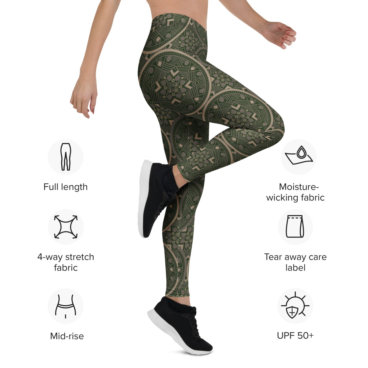 Leggings Geo - Spirit Leggings – Ausdrucksstark & alltagstauglich - YogaStylz