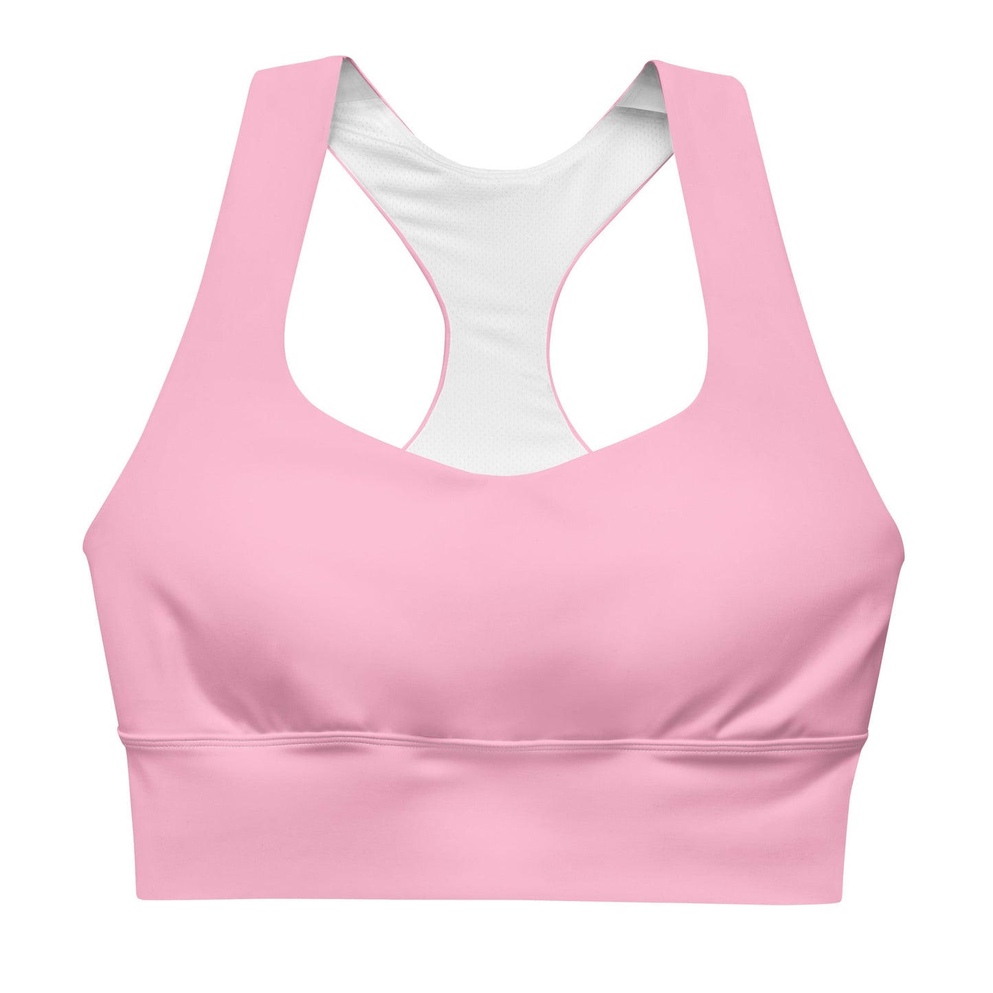 Recycelter Longline - Sport - BH in Cotton Candy - YogaStylz