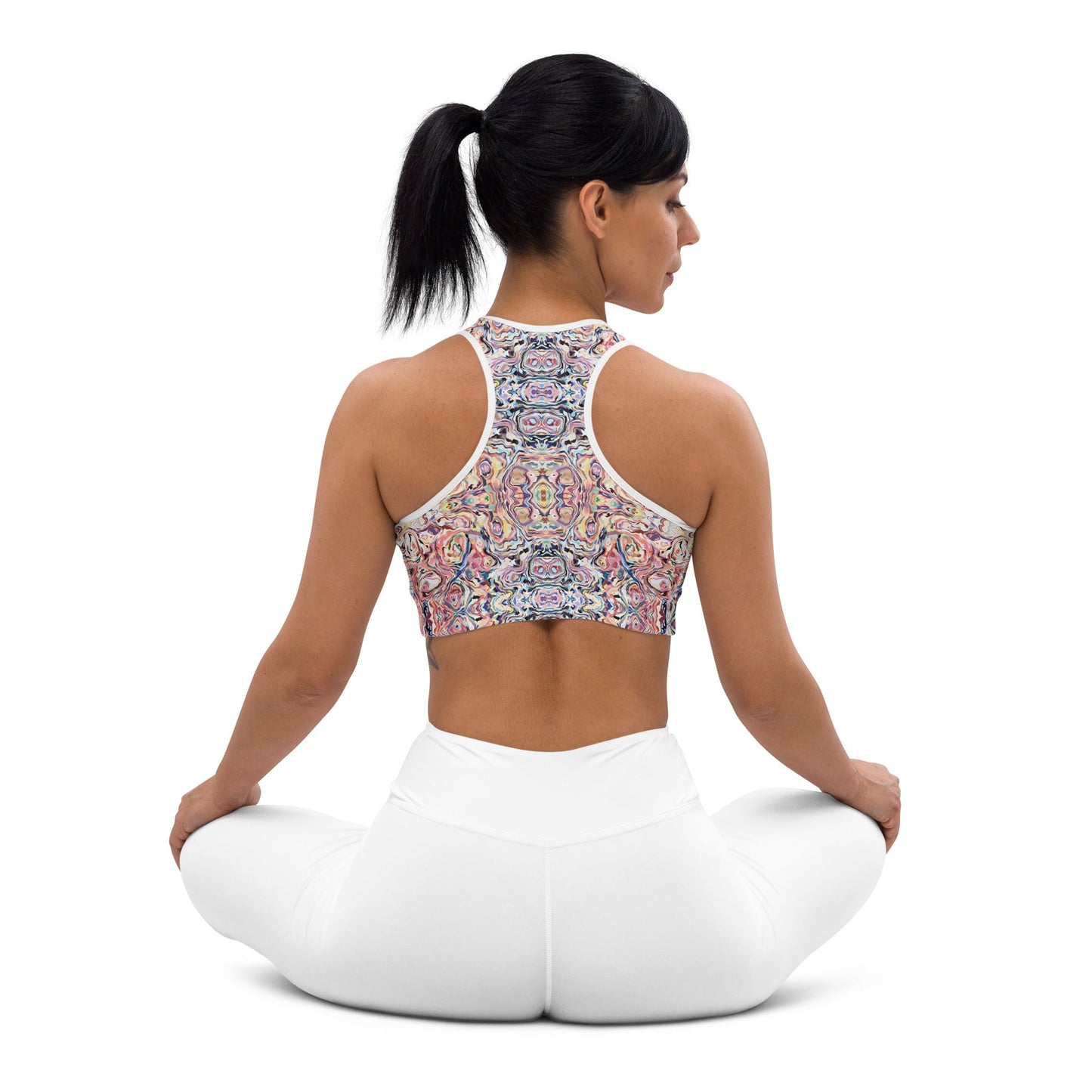 Sport - BH Bunt mit Boho - Muster - YogaStylz