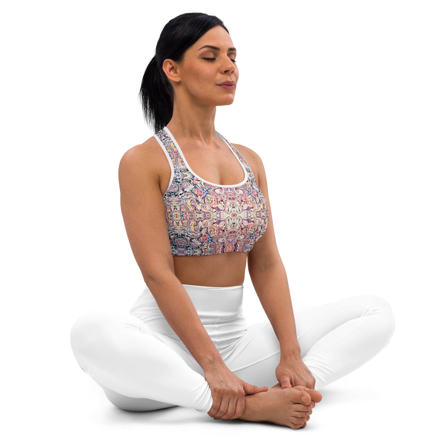Sport - BH Bunt mit Boho - Muster - YogaStylz