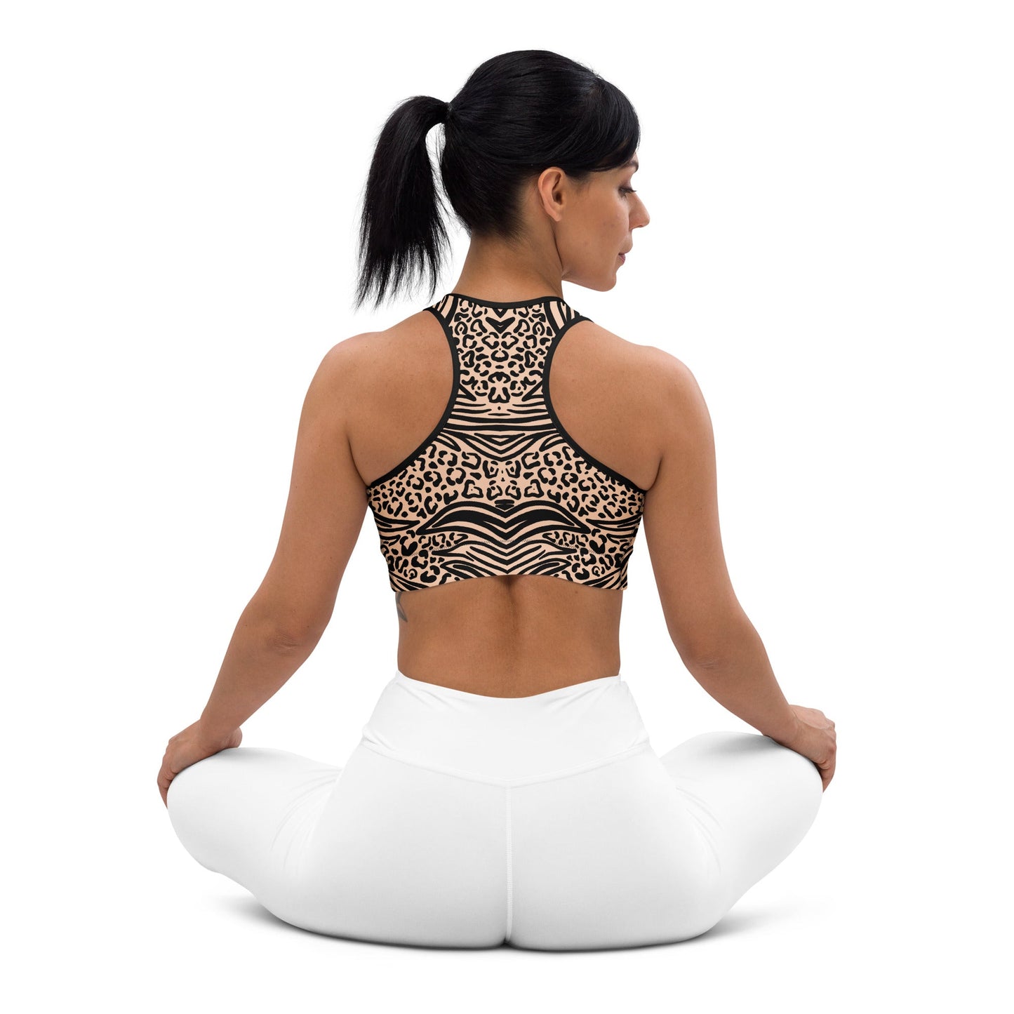 Sport - BH im Leo - Zebra - Look - YogaStylz