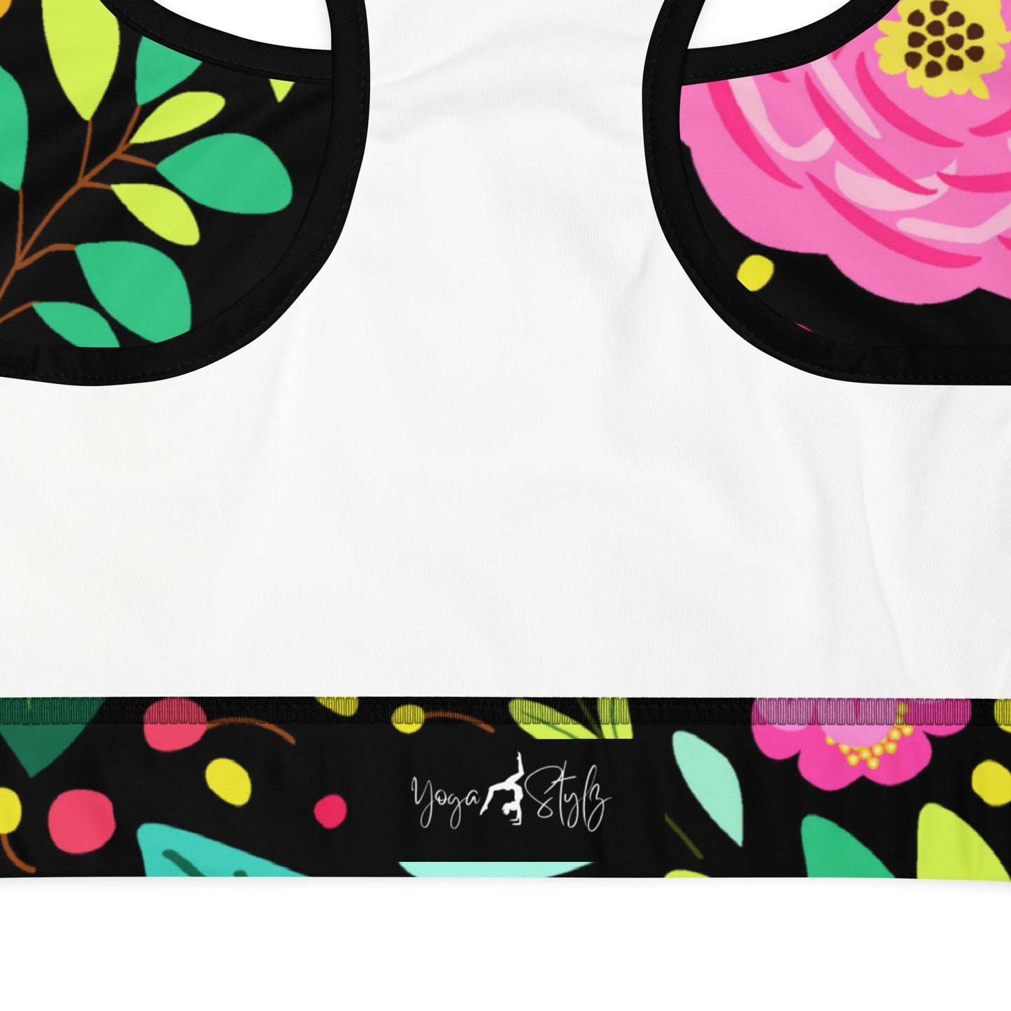 Sport - BH in buntem floralem Muster - YogaStylz