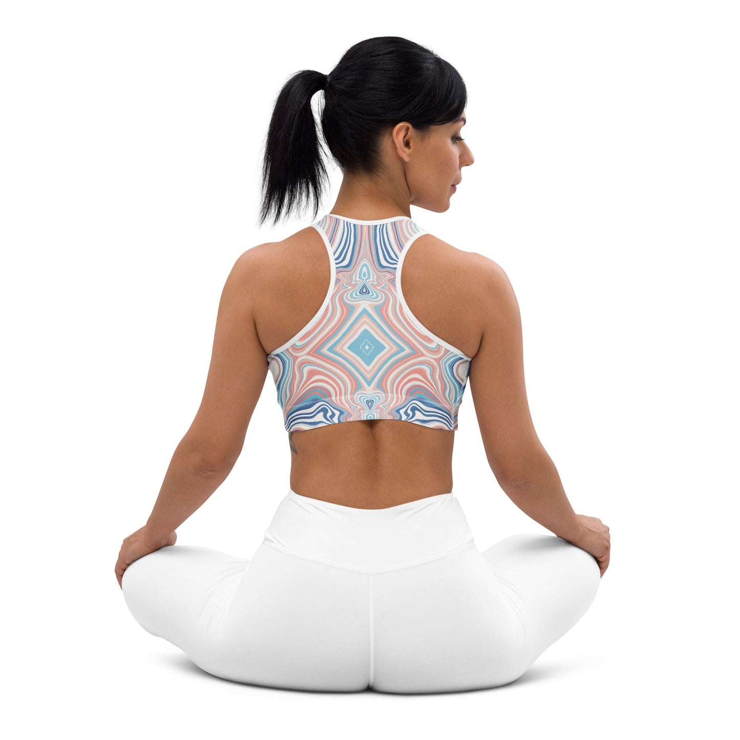 Sport - BH Psychedelisch in Pastelltönen - YogaStylz