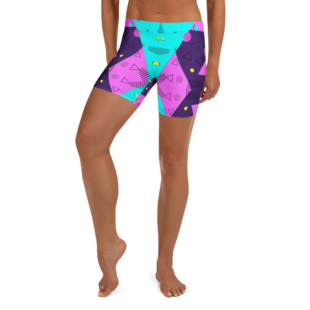Sport - Shorts im Bunten Design - YogaStylz