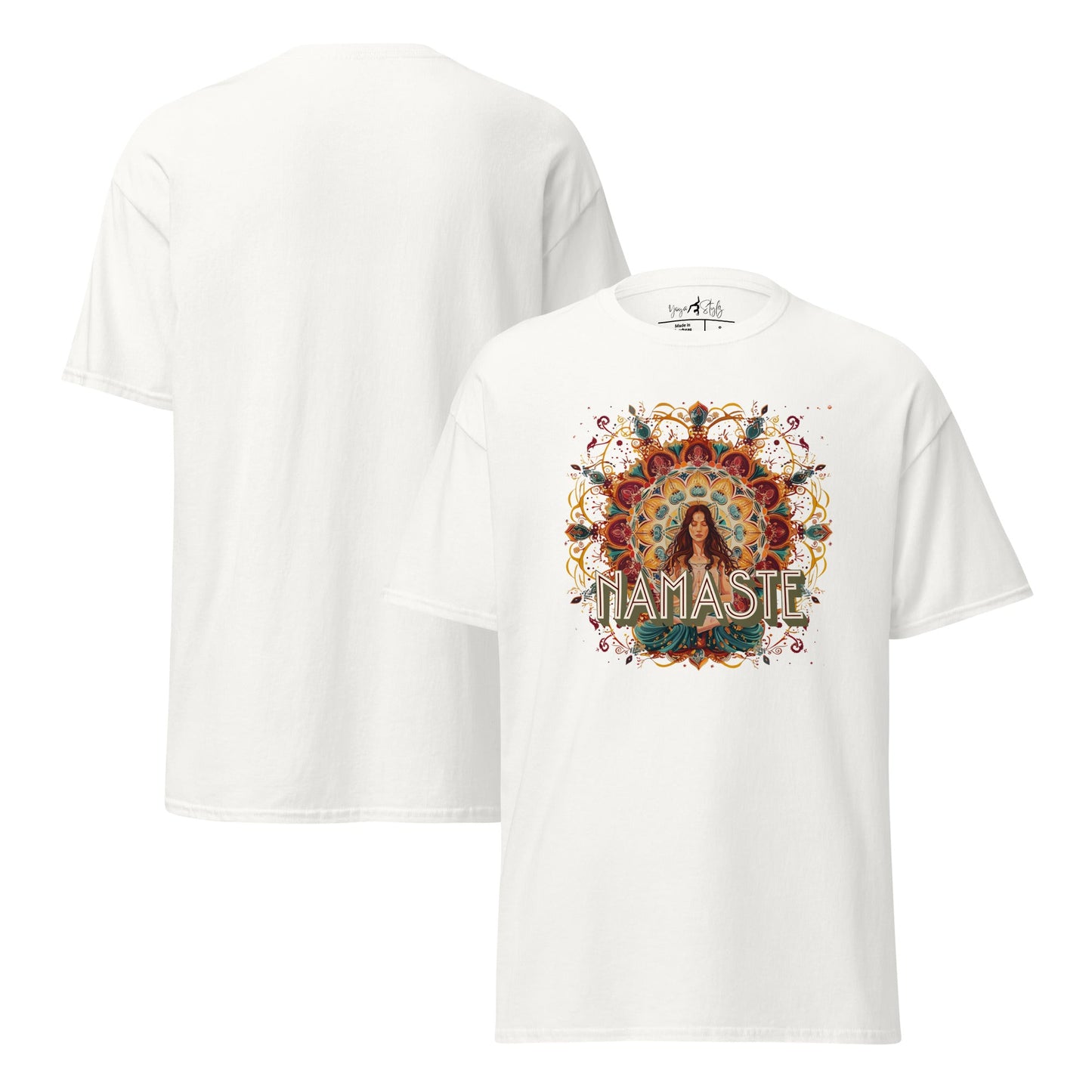 T-Shirt Achtsamkeit & Meditation – Spirituelles Unisex Shirt aus Baumwolle – Yoga & Mindful Design - Klassisches Unisex T-Shirt - YogaStylz