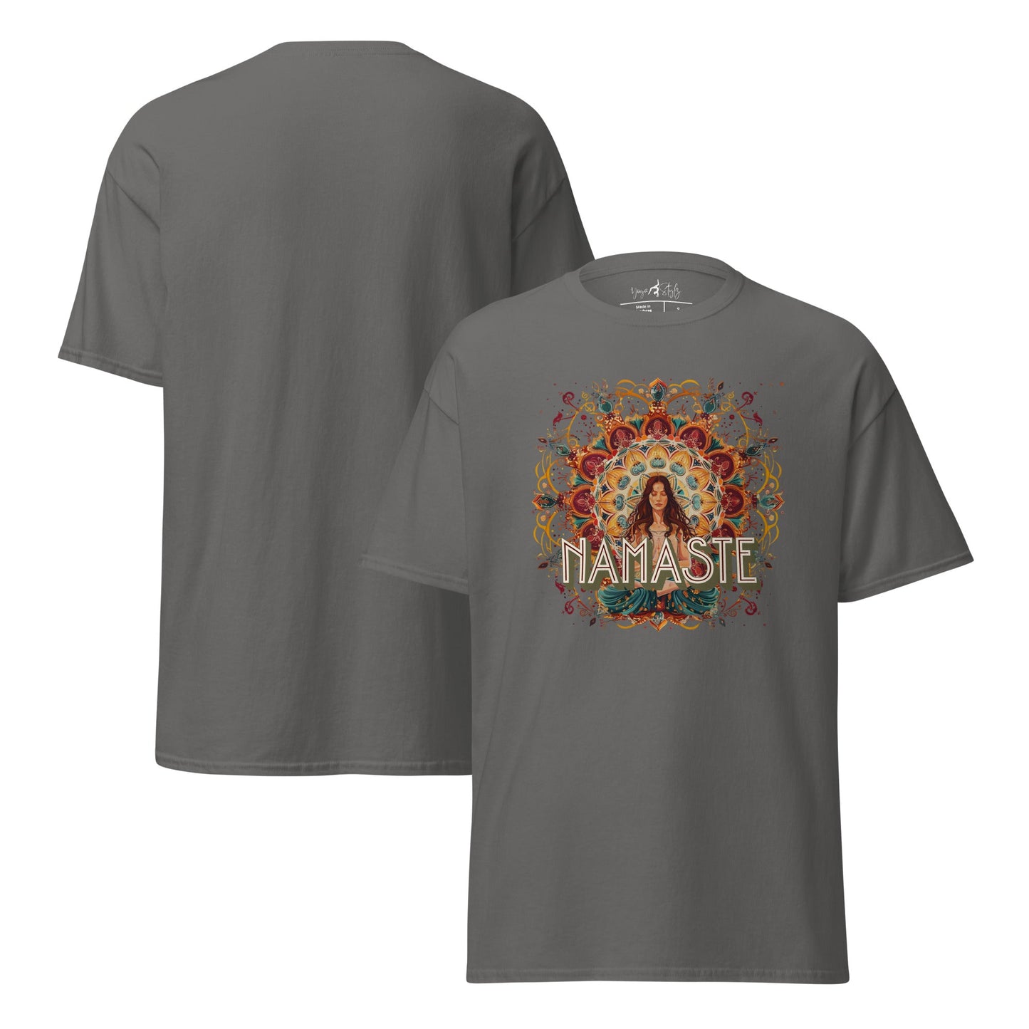 T-Shirt Achtsamkeit & Meditation – Spirituelles Unisex Shirt aus Baumwolle – Yoga & Mindful Design - Klassisches Unisex T-Shirt - YogaStylz