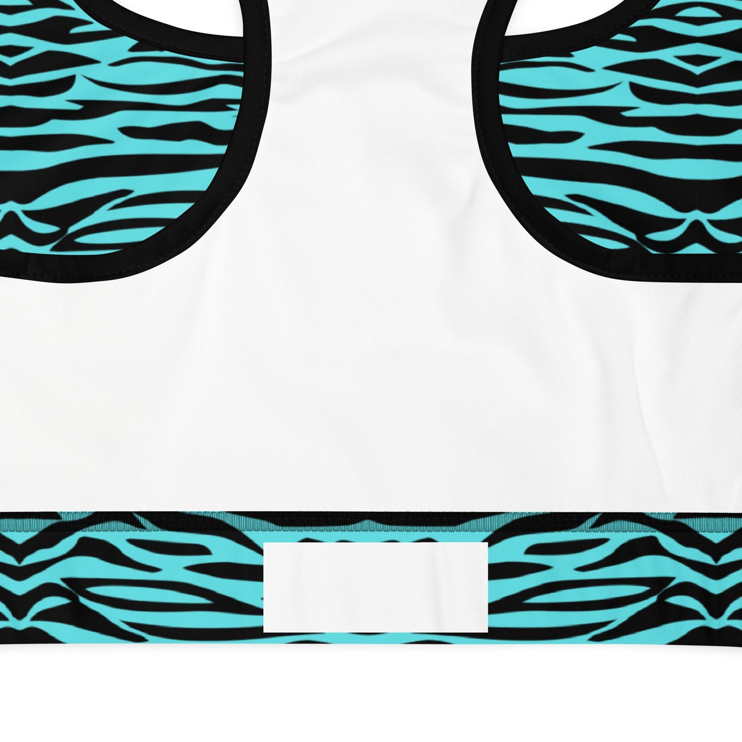 Türkisblau getigerter Sport - BH - YogaStylz