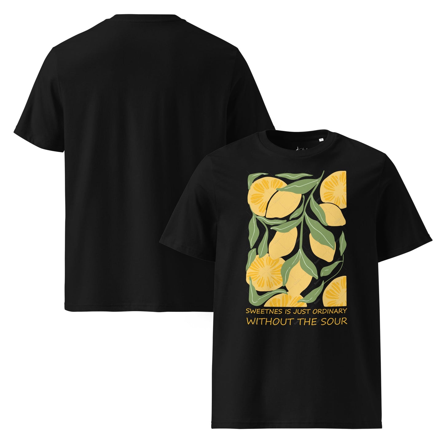 Unisex - Bio - Baumwoll - T-Shirt Süße ist nichts Besonderes – ohne das Saure! - YogaStylz