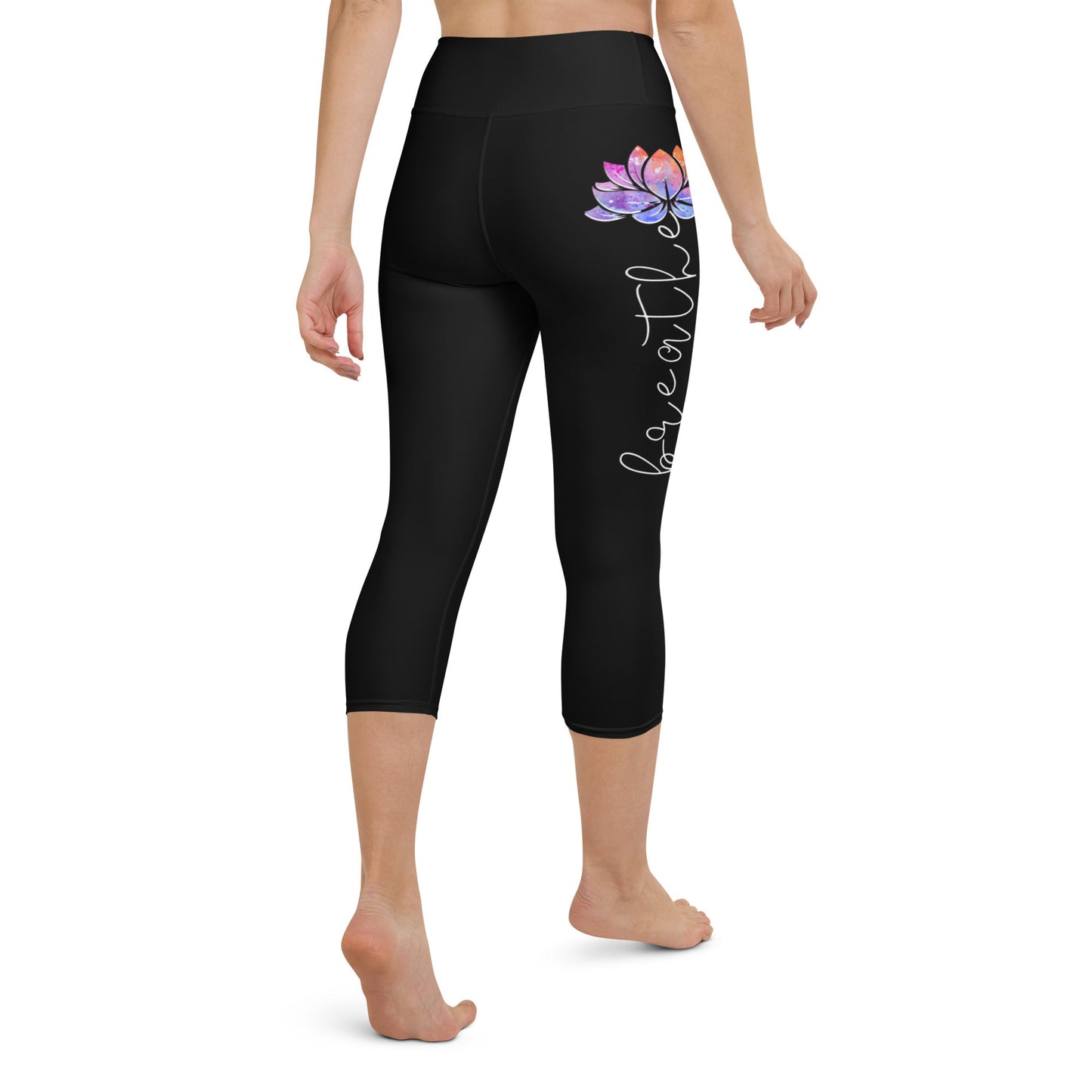 Yoga - Capri - Leggings im Breathe - Lotus Design - YogaStylz