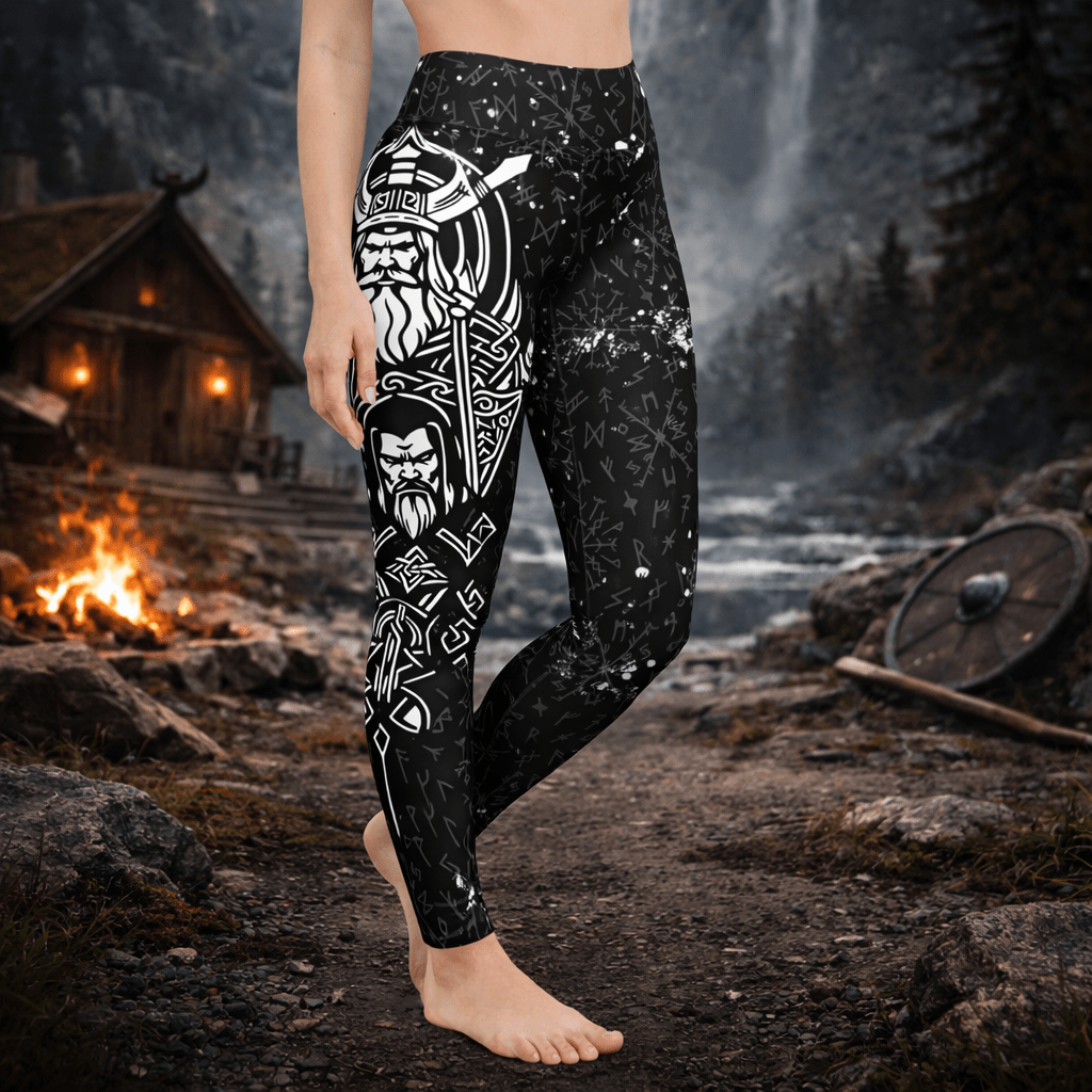Yoga - Leggings im Wikinger Design - YogaStylz