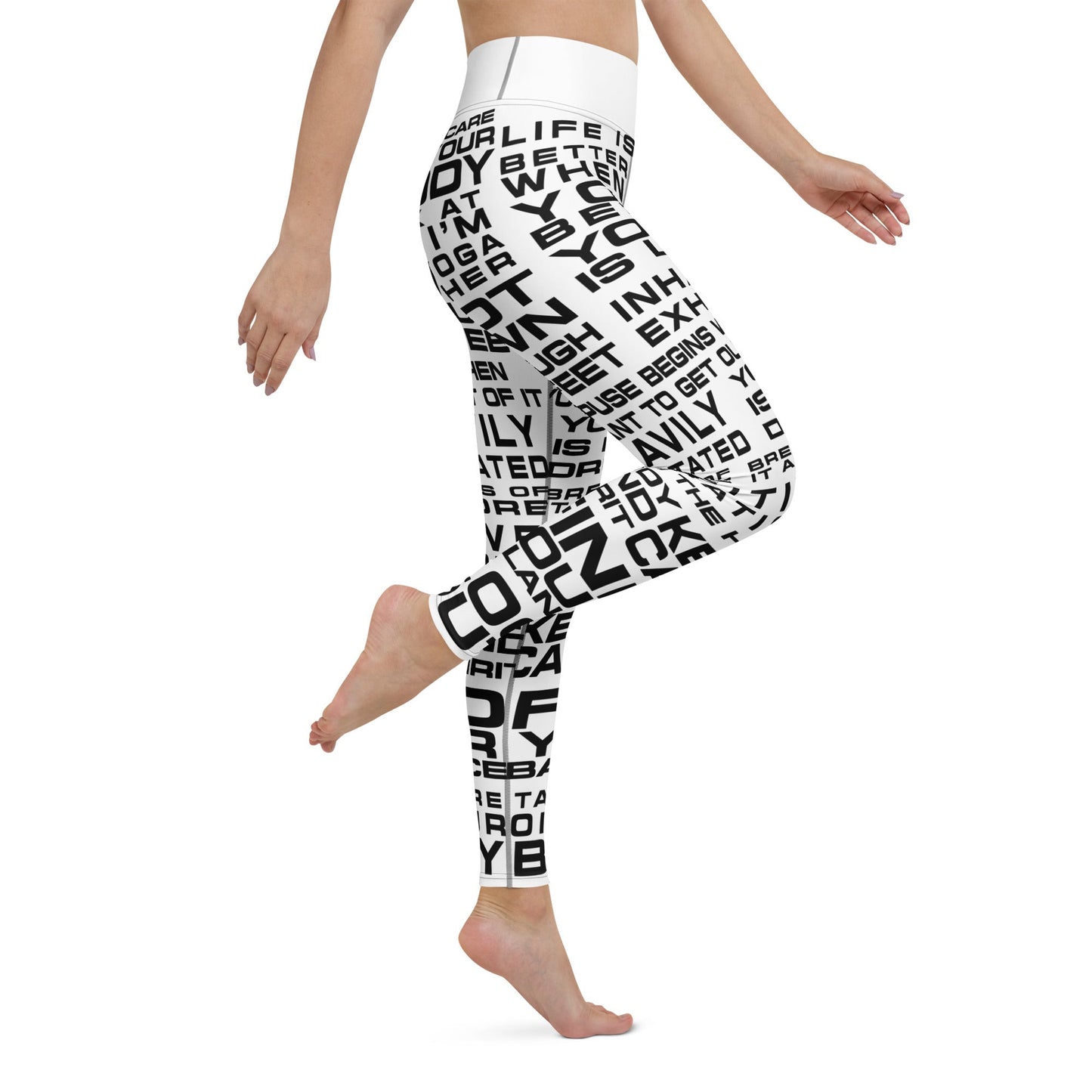 Yoga - Leggings mit inspirierenden Affirmationen - YogaStylz