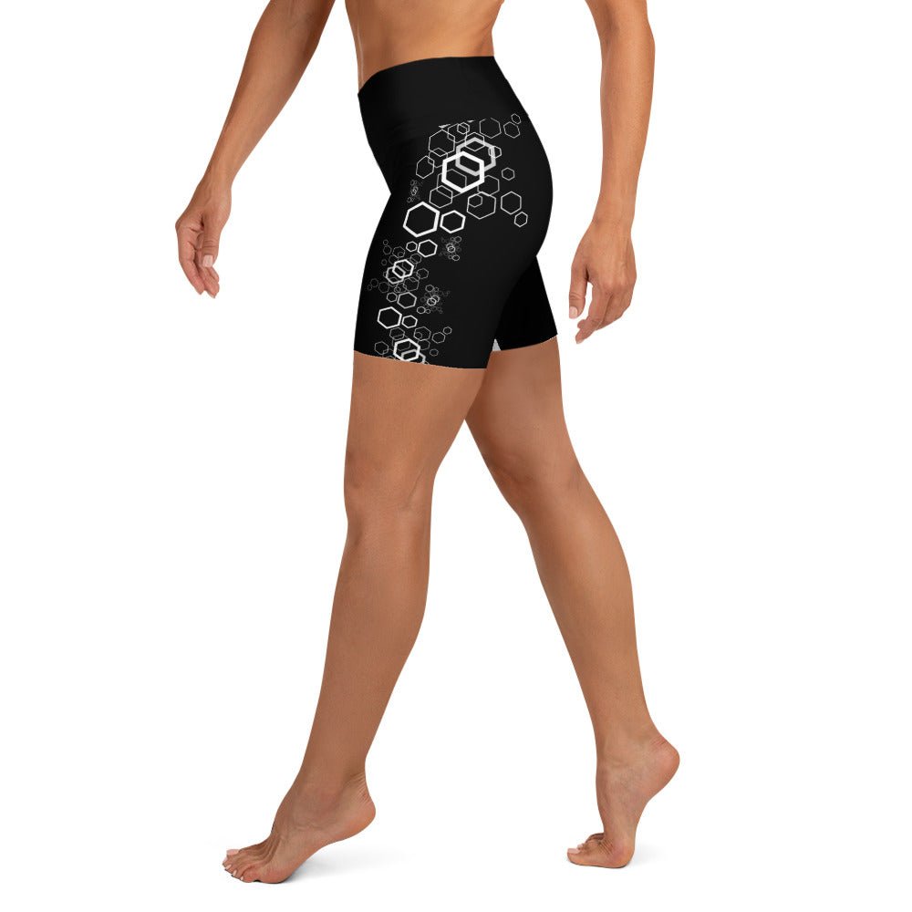 Yoga - Shorts im geometrischen Muster - YogaStylz