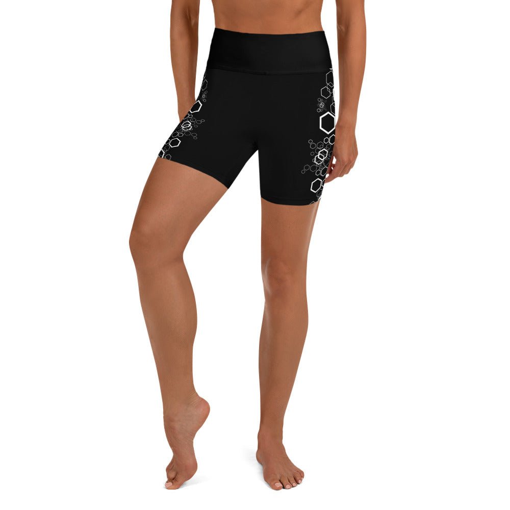 Yoga - Shorts im geometrischen Muster - YogaStylz