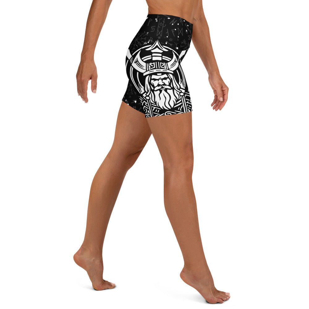 Yoga - Shorts im Wikinger - Design - YogaStylz