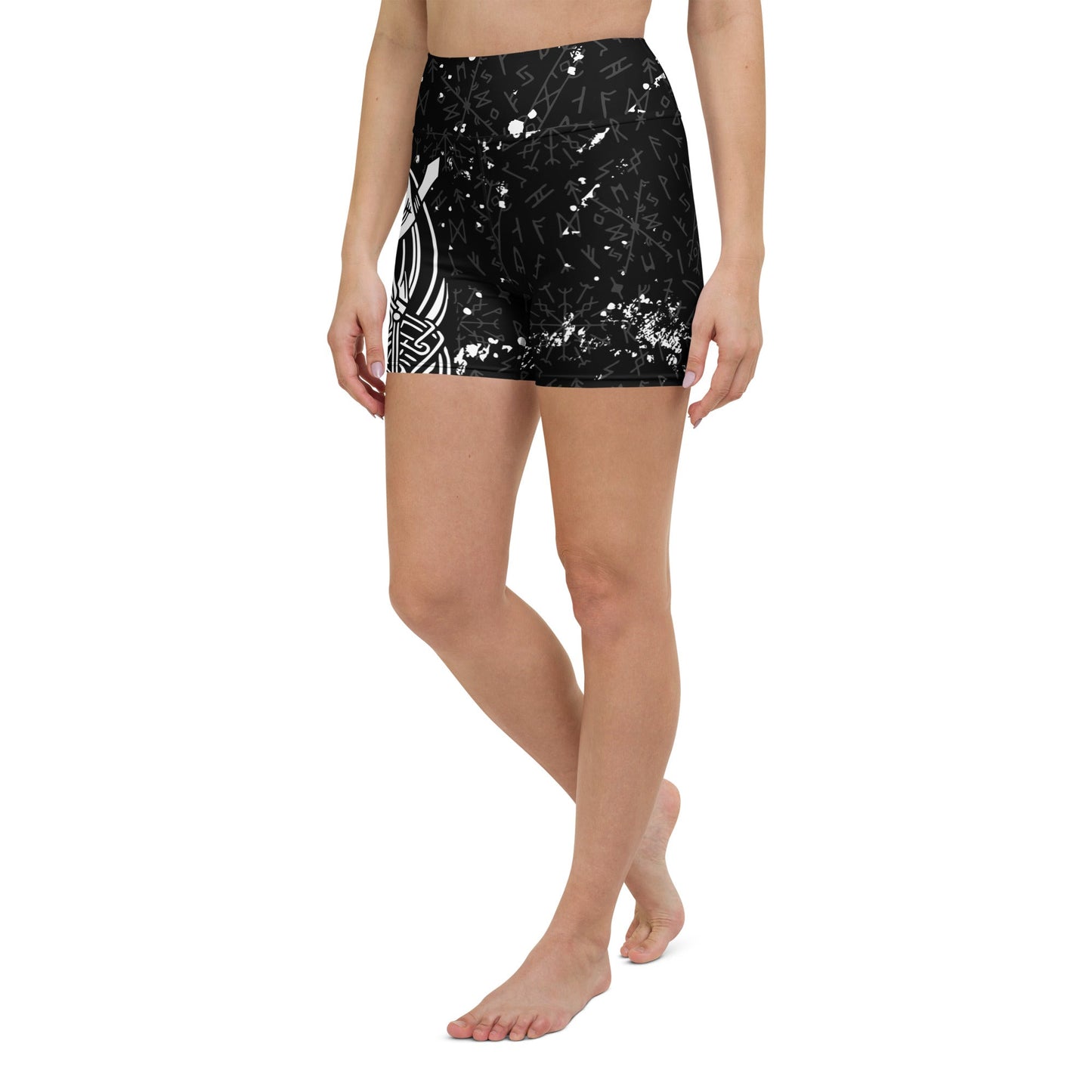 Yoga - Shorts im Wikinger - Design - YogaStylz