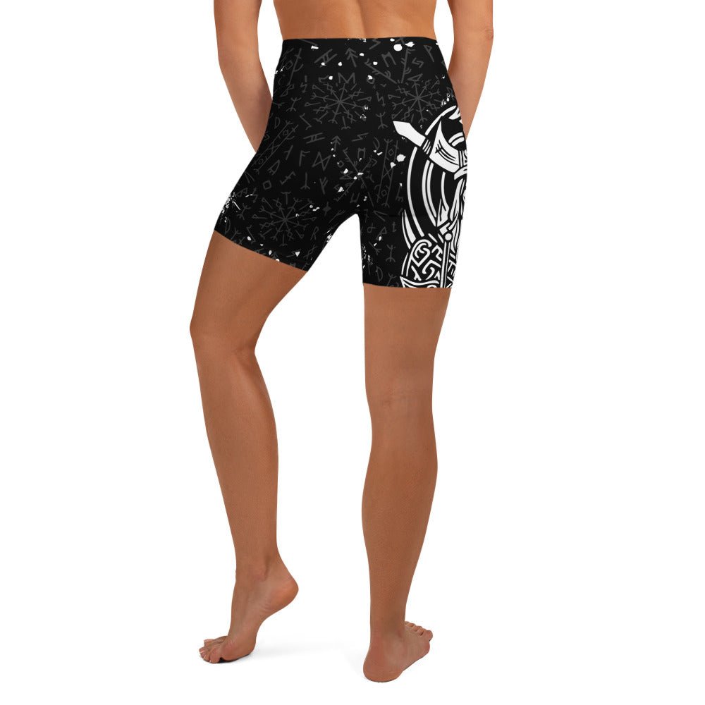 Yoga - Shorts im Wikinger - Design - YogaStylz