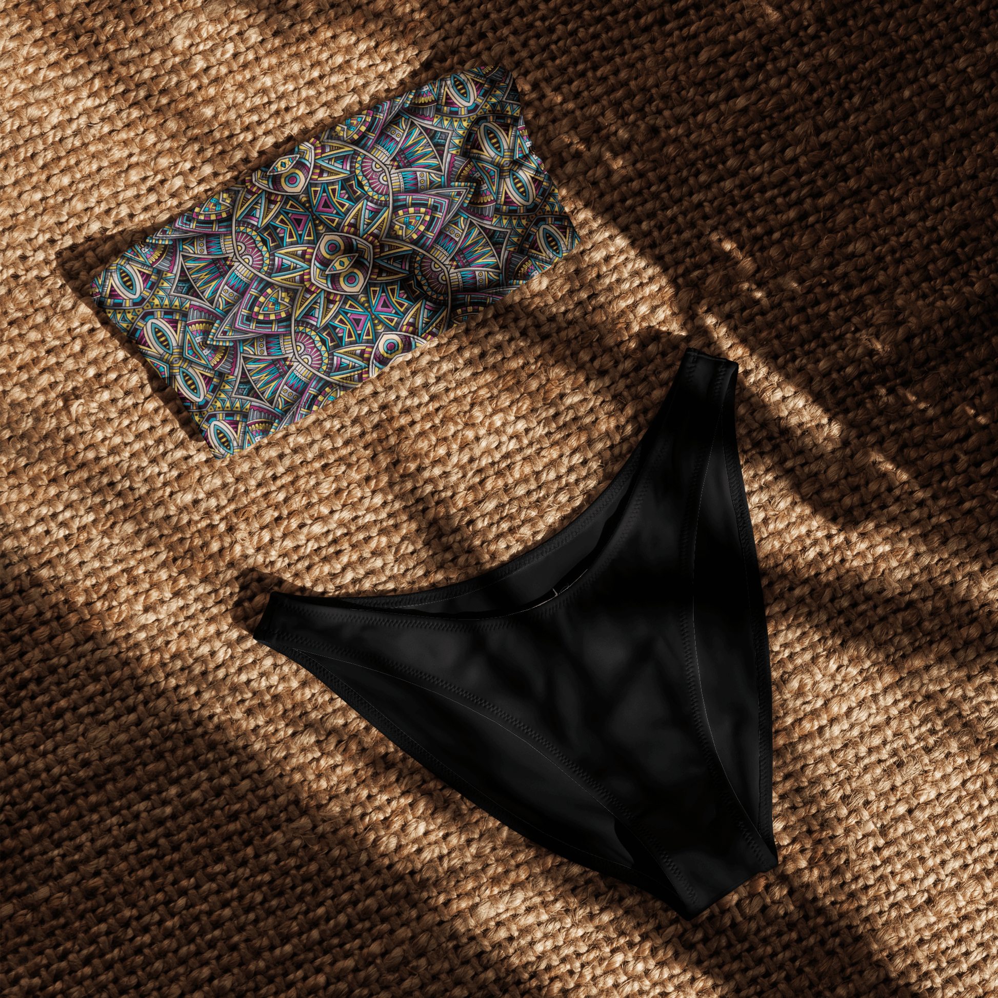 Bandeau - Bikini „Boho Mosaic“ – clean, bequem & einzigartig - YogaStylz