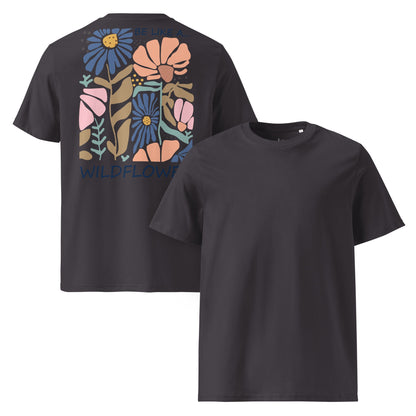 Be Like a Wildflower Shirt | Bio - Baumwolle Boho Shirt | Natürliches Design - YogaStylz