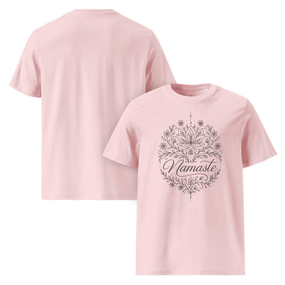 Bio - Baumwoll - T-Shirt - Boho Yoga Shirt – Filigranes Mandala Design – Spirituelles T-Shirt - YogaStylz