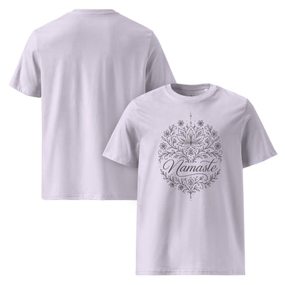 Bio - Baumwoll - T-Shirt - Boho Yoga Shirt – Filigranes Mandala Design – Spirituelles T-Shirt - YogaStylz
