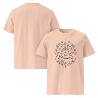 Bio - Baumwoll - T-Shirt - Boho Yoga Shirt – Filigranes Mandala Design – Spirituelles T-Shirt - YogaStylz