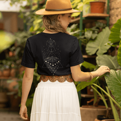 Bio - Baumwoll - T-Shirt | Mystisches Design | Statement Shirt | Nachhaltiges Baumwollshirt - YogaStylz