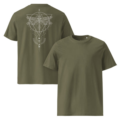 Bio Baumwoll T-Shirt | Spirituelles Rückenprint | Boho Mystik | Nachhaltig - YogaStylz