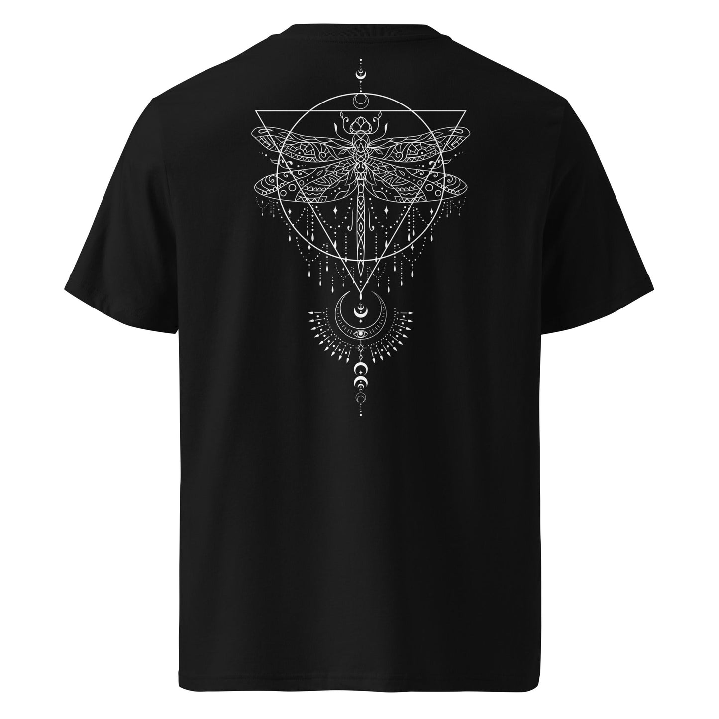 Bio Baumwoll T-Shirt | Spirituelles Rückenprint | Boho Mystik | Nachhaltig - YogaStylz