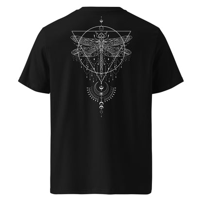 Bio Baumwoll T-Shirt | Spirituelles Rückenprint | Boho Mystik | Nachhaltig - YogaStylz