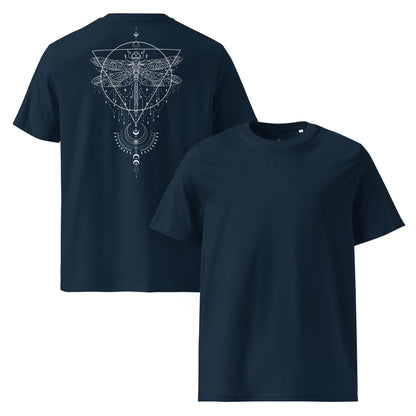 Bio Baumwoll T-Shirt | Spirituelles Rückenprint | Boho Mystik | Nachhaltig - YogaStylz