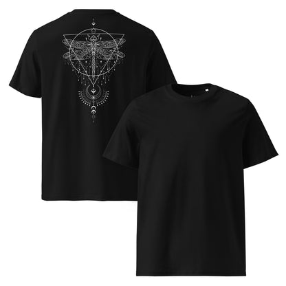 Bio Baumwoll T-Shirt | Spirituelles Rückenprint | Boho Mystik | Nachhaltig - YogaStylz