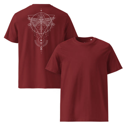 Bio Baumwoll T-Shirt | Spirituelles Rückenprint | Boho Mystik | Nachhaltig - YogaStylz