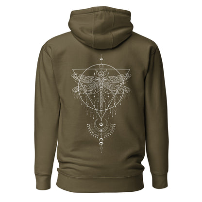 Boho Mystik Hoodie | Spiritueller Geometrie Print | Cozy Design - YogaStylz