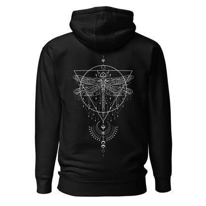 Boho Mystik Hoodie | Spiritueller Geometrie Print | Cozy Design - YogaStylz