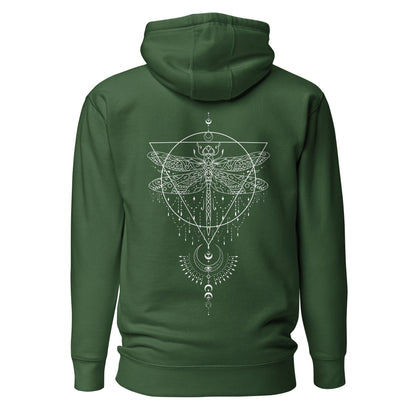 Boho Mystik Hoodie | Spiritueller Geometrie Print | Cozy Design - YogaStylz