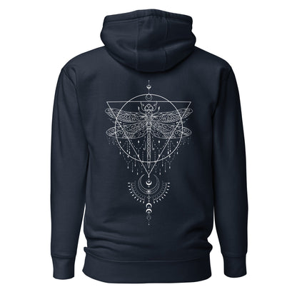 Boho Mystik Hoodie | Spiritueller Geometrie Print | Cozy Design - YogaStylz