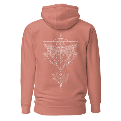 Boho Mystik Hoodie | Spiritueller Geometrie Print | Cozy Design - YogaStylz