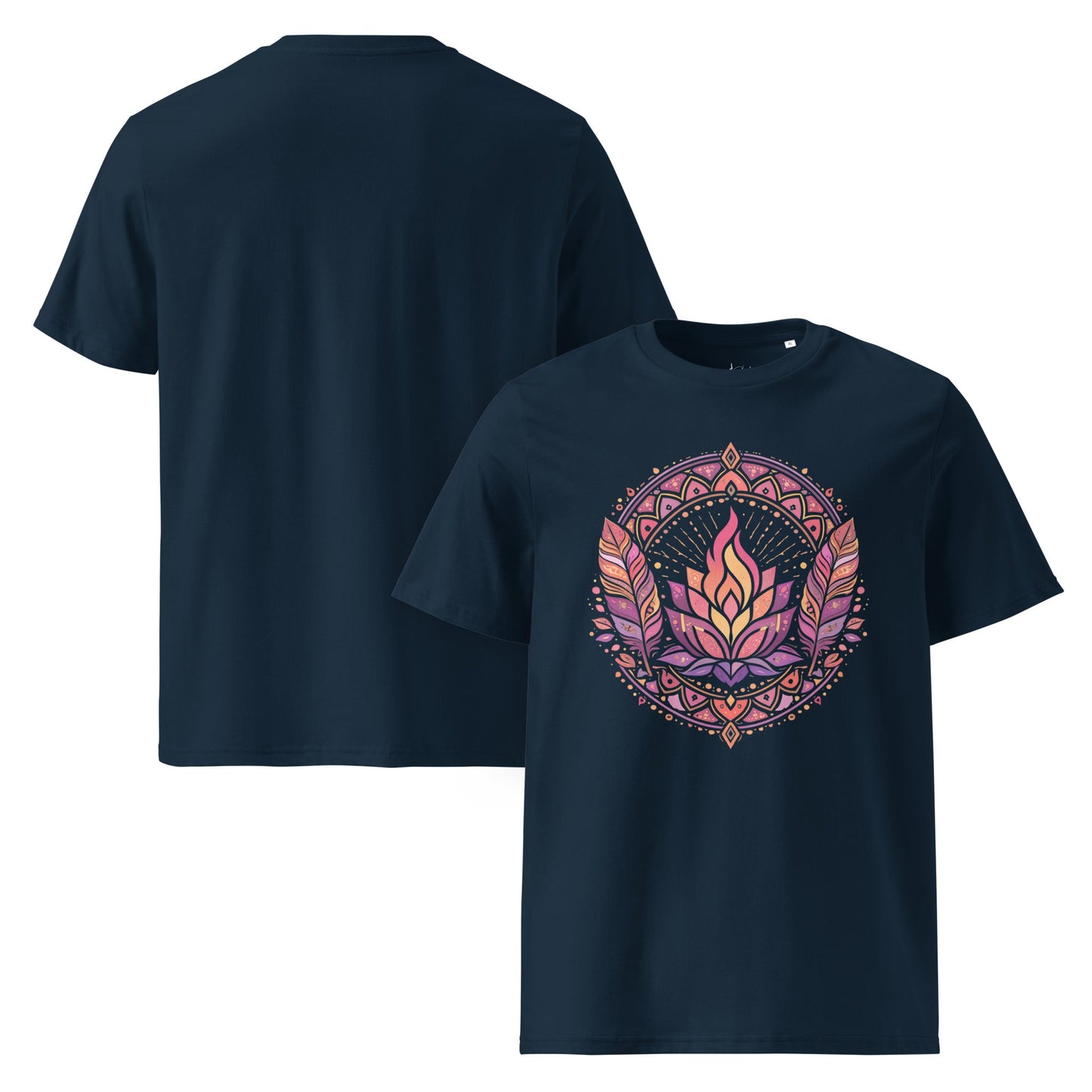 Boho Yoga Mandala T-Shirt | Spirituelles Shirt | Bio Baumwolle - YogaStylz