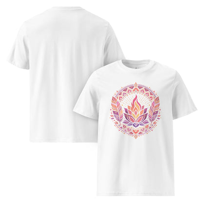 Boho Yoga Mandala T-Shirt | Spirituelles Shirt | Bio Baumwolle - YogaStylz