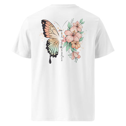 Butterfly Flower T-Shirt Damen | Bio Baumwolle Shirt - YogaStylz