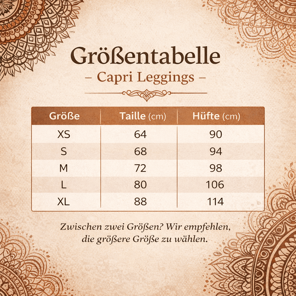 Capri - Leggings – Boho Mandala - Design - YogaStylz