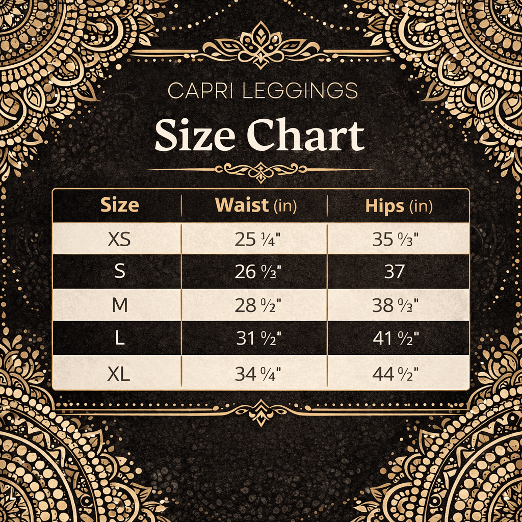 Capri - Leggings – Mandala - Design in Schwarz & Weiß - YogaStylz