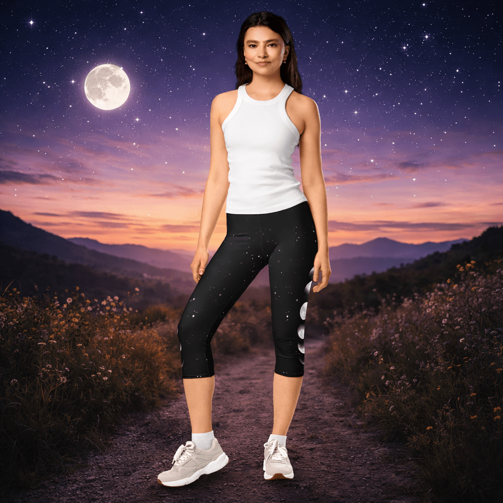 Capri - Leggings – Mondphasen - Design - YogaStylz