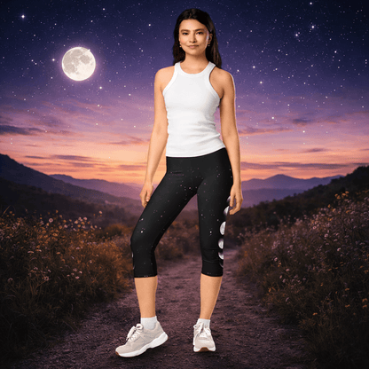 Capri - Leggings – Mondphasen - Design - YogaStylz