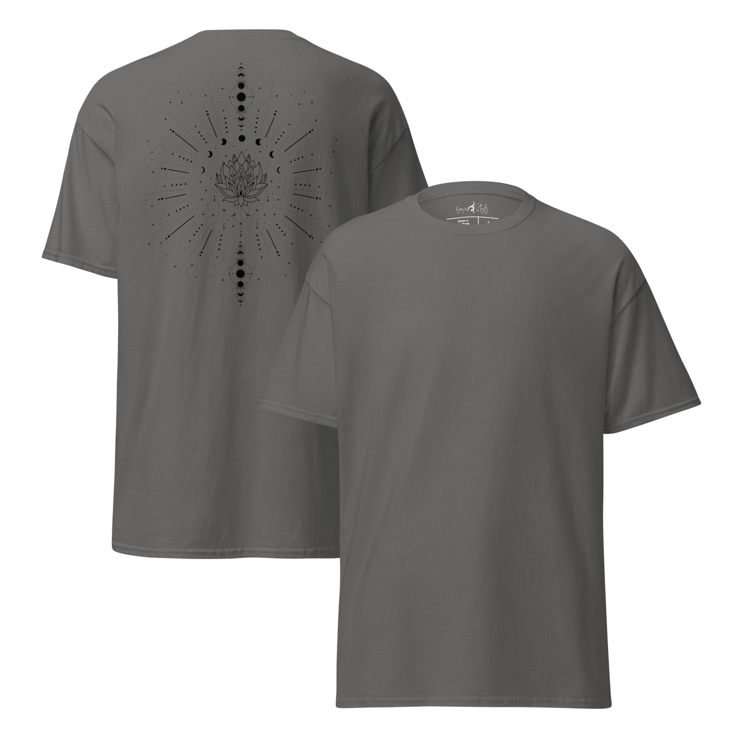 Celestial Sun Moon T-Shirt | Mystisches Line Art Design | Zeitloses Statement Shirt - YogaStylz